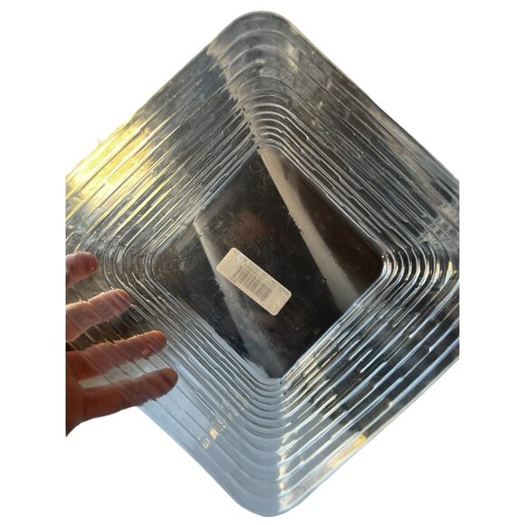 Longaberger “Cranberry Basket” Fabric Holly Design Lining & Plastic Insert 1995 - Picture 3 of 16